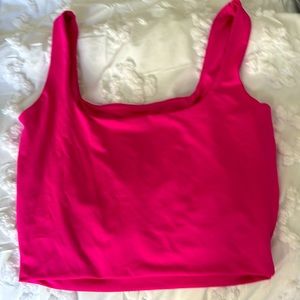 cute hot pink top- never worn size 4